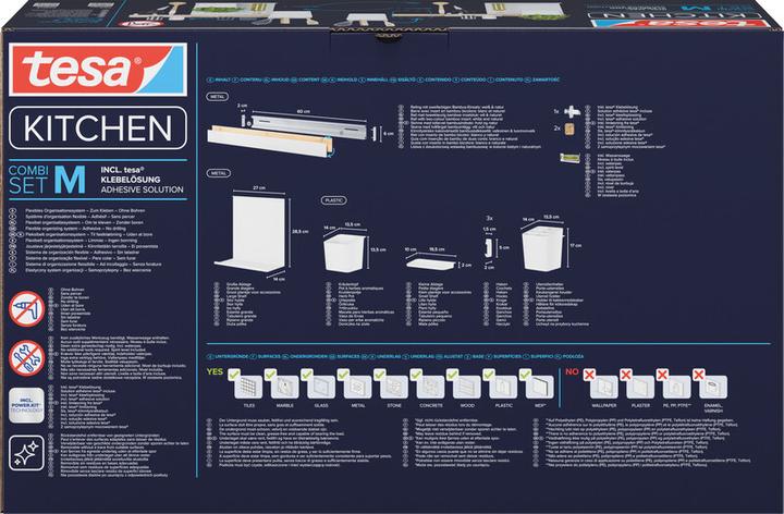 Actual product image tesa Kitchen organiser combi set M