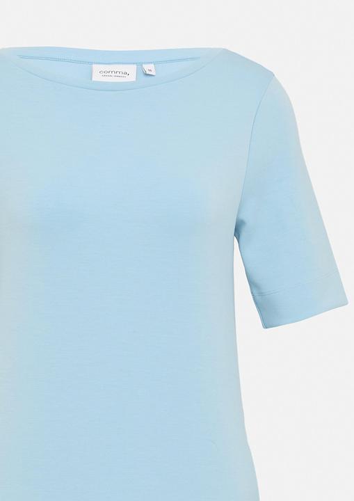 Image du produit Comma Kleid Elastisches Jersey-Kleid aus Modalmix mit Eingrifftaschen (46)