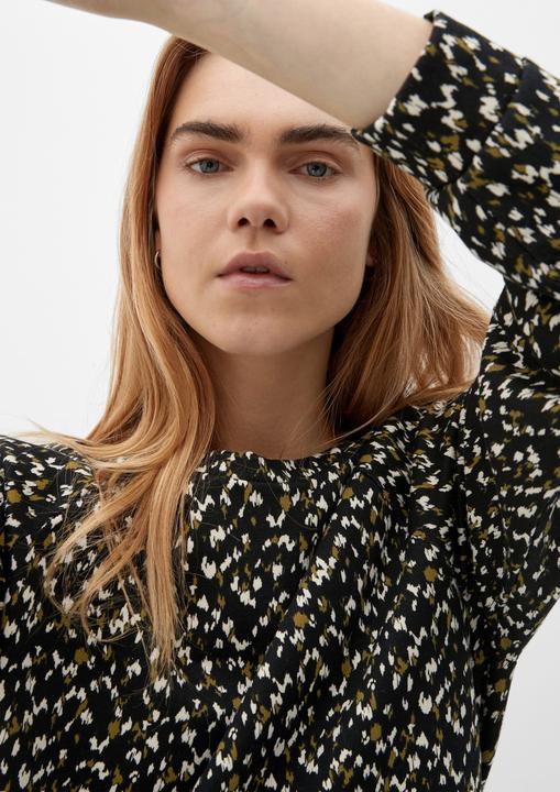 Produktbild s.Oliver Sweatshirt Sweatshirt mit Allover-Muster (38)
