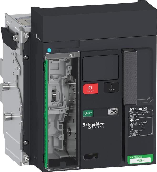 Schneider Electric LV847203 Masterpact MTZ1 630A H2 Icu=50kA/440V 3P Grundschalter