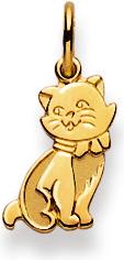 Immagine prodotto Natsumi Schmuck Ciondolo Gatto in oro 18K/750 (Oro giallo 750/18 K Oro giallo)