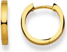 Image du produit Natsumi Schmuck Créoles à clapet en or jaune 18K/750 Ø 13mm plat (750/18 K Or jaune)