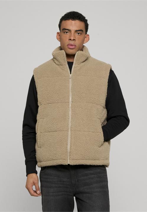 Immagine prodotto Urban Classics Basic Teddy Puffer Vest darktaupe S (S)