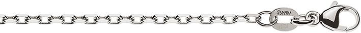 Produktbild Natsumi Schmuck Halskette Weissgold 18K/750 Anker 4-fach 1.8mm (750/18 K Weissgold, 40 cm)