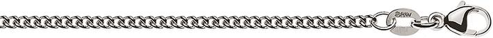 Produktbild Natsumi Schmuck Halskette Weissgold 18K/750 Rundpanzer 2.1mm (750/18 K Weissgold, 42 cm)