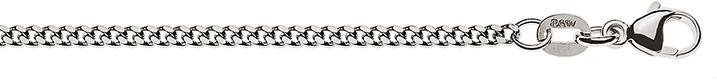 Immagine prodotto Natsumi Schmuck Collana in oro bianco 18K/750 conchiglia 1,8 mm (Oro bianco 750/18 K, 38 cm)