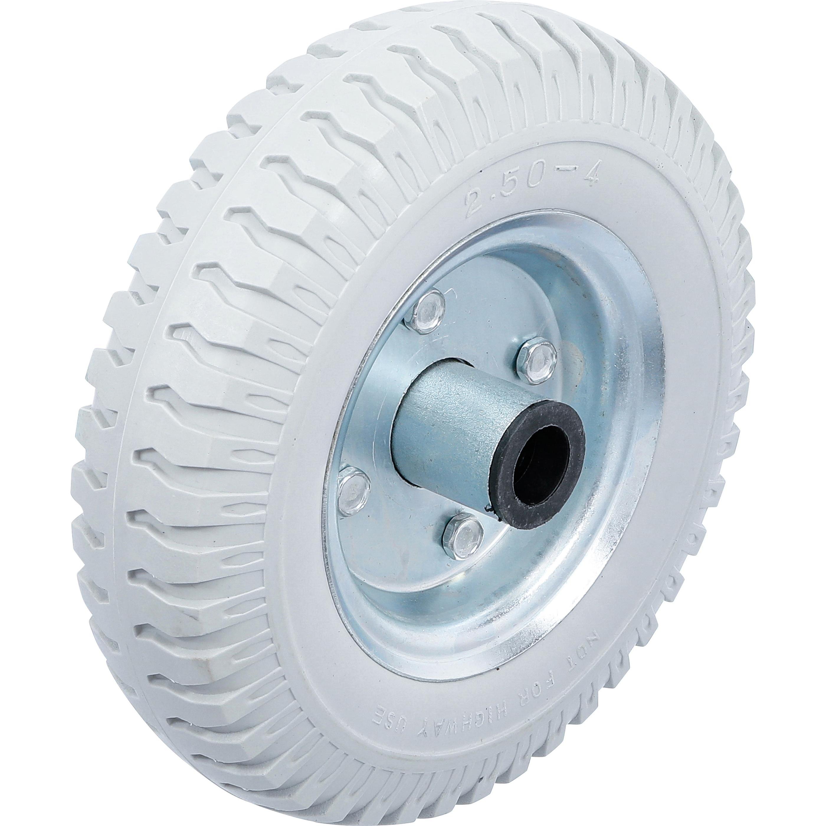 BGS, Transportwagen, Rad für Sackkarren / Bollerwagen PU, grau 220 mm (100 kg)
