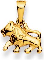 Image du produit Natsumi Schmuck Pendentif Signe du zodiaque Lion en or jaune 18K/750 (750/18 K Or jaune)