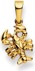 Image du produit Natsumi Schmuck Pendentif Signe du zodiaque Cancer en or jaune 18K/750 (750/18 K Or jaune)