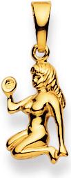 Image du produit Natsumi Schmuck Pendentif signe astrologique Vierge en or jaune 18K/750 (750/18 K Or jaune)