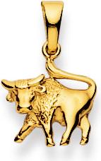 Image du produit Natsumi Schmuck Pendentif signe astrologique Taureau en or jaune 18K/750 (750/18 K Or jaune)