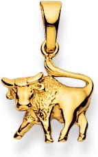 Immagine prodotto Natsumi Schmuck Ciondolo Segno zodiacale Toro in oro giallo 18K/750 (Oro giallo 750/18 K Oro giallo)