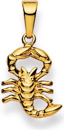 Image du produit Natsumi Schmuck Pendentif Signe du zodiaque Scorpion en or jaune 18K/750 (750/18 K Or jaune)