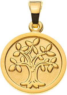 Image du produit Natsumi Schmuck Pendentif Arbre de vie rond en or jaune 18K/750 (750/18 K Or jaune)