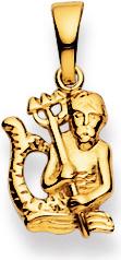 Image du produit Natsumi Schmuck Pendentif Signe du zodiaque Verseau en or jaune 18K/750 (750/18 K Or jaune)