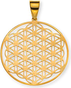 Image du produit Natsumi Schmuck Pendentif Fleur de vie en or jaune 18K/750 (750/18 K Or jaune)