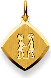 Image du produit Natsumi Schmuck Pendentif Signe du zodiaque Gémeaux or jaune 18K/750 (750/18 K Or jaune)
