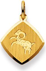 Image du produit Natsumi Schmuck Pendentif Signe du zodiaque Bélier en or jaune 18K/750 (750/18 K Or jaune)