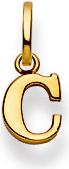 Image du produit Natsumi Schmuck Pendentif lettre C en or jaune 18K/750 (750/18 K Or jaune)