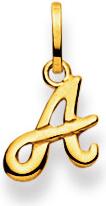 Image du produit Natsumi Schmuck Pendentif lettre A en or jaune 18K/750 (750/18 K Or jaune)