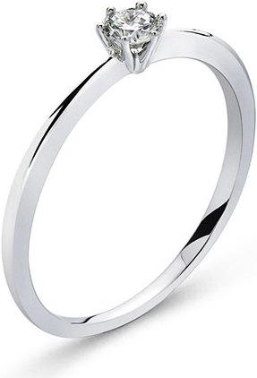 Produktbild Natsumi Schmuck Diamantring Weissgold 18K/750 0.15 ct H si (53, 750/18 K Gold)