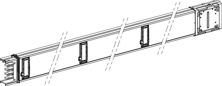 Image du produit Schneider Electric KSA élément droit, 250A, 3m, 6 sorties KSA250ED4306