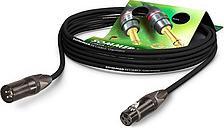 Produktbild Hicon SG0Q-1000-SW XLR Anschlusskabel (1x XLR-Buchse 3 polig - 1x XLR-Stecker 3 polig) 10.00m Schwa (10 m, XLR)