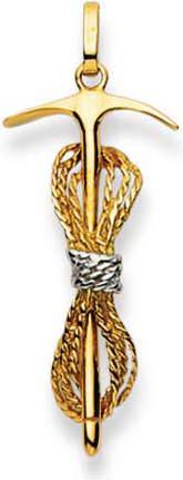 Actual product image Natsumi Schmuck Pendant Rope and Pick Yellow Gold 18K/750 bicolour (750/18 K Yellow gold)