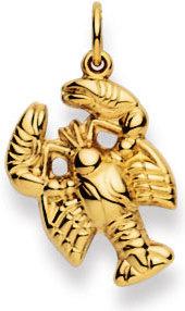 Immagine prodotto Natsumi Schmuck Ciondolo Zodiaco Cancro Oro giallo 18K/750 Grande (Oro giallo 750/18 K Oro giallo)