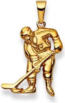 Image du produit Natsumi Schmuck Pendentif joueur de hockey sur glace en or jaune 18K/750 (750/18 K Or jaune)