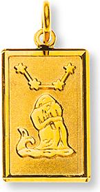 Image du produit Natsumi Schmuck Pendentif Signe du zodiaque Verseau en or jaune 18K/750 (750/18 K Or jaune)