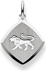 Image du produit Natsumi Schmuck Pendentif Signe du zodiaque Lion en or blanc 18K/750 (Or blanc 750/18 K)