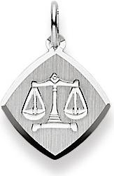 Image du produit Natsumi Schmuck Pendentif signe astrologique Balance en or blanc 18K/750 (Or blanc 750/18 K)