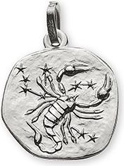 Image du produit Natsumi Schmuck Pendentif Signe du zodiaque Scorpion en or blanc 18K/750 (Or blanc 750/18 K)