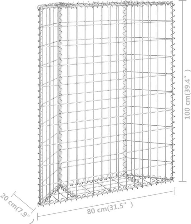 Produktbild vidaXL Gabionen-Hochbeet
