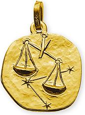 Image du produit Natsumi Schmuck Pendentif signe astrologique Balance en or 18K/750 (750/18 K Or jaune)