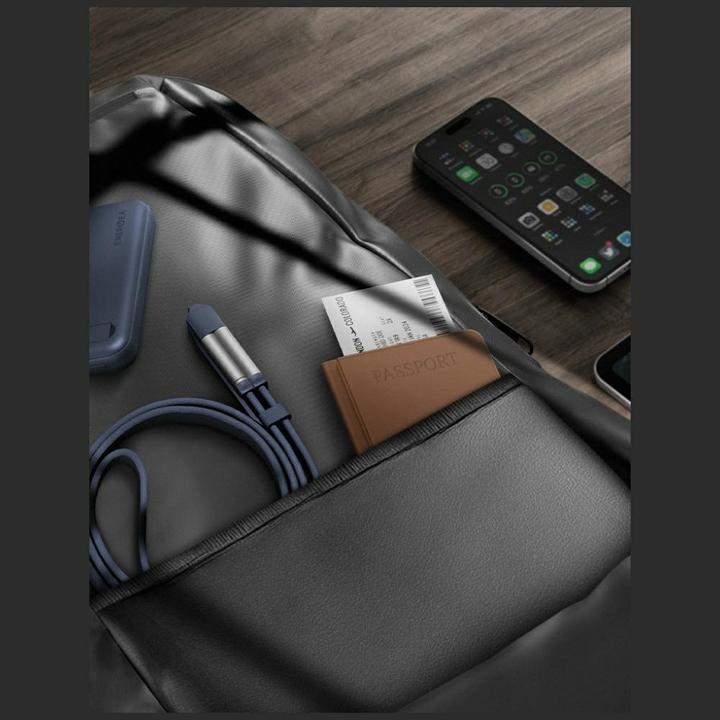 Actual product image Energea Sheath Travel 2-in-1 Cable USB-C to USB-C/USB-A 480Mbps 60W 1.2m orange (1.20 m, 60 W)