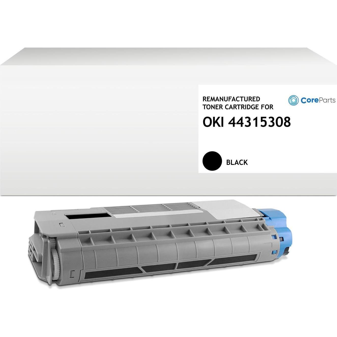 CoreParts, Toner, Lasertoner for Oki Black