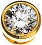 Image du produit Natsumi Schmuck Pendentif diamant or jaune 18K/750 0.10 ct H si (750/18 K Or jaune)
