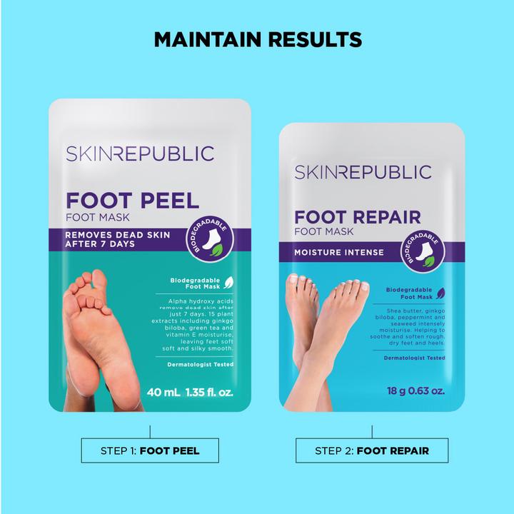 Produktbild Skin Republic Foot Repair (Fusscrème & Fussgel, 18 ml)