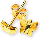 Image du produit Natsumi Schmuck Boucles d'oreilles Papillons en or jaune 18K/750 (750/18 K Or jaune)