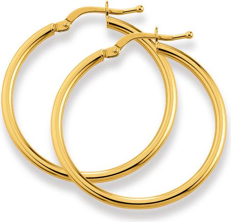 Image du produit Natsumi Schmuck Créoles en or jaune 18K/750 Ø24-54mm Rondes Ø 29mm (750/18 K Or jaune)