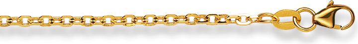 Produktbild Natsumi Schmuck Halskette Gelbgold 18K/750 Spiegelanker 2.1mm (750/18 K Gelbgold, 45 cm)