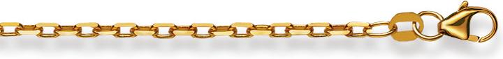 Image du produit Natsumi Schmuck Collier en or jaune 18K/750 Ancre taillée 2.1mm 42 cm (750/18 K Or jaune, 42 cm)