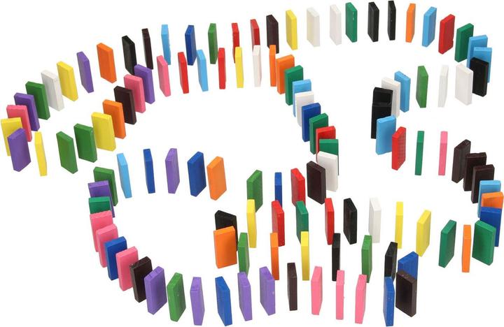 Dominosteine ​​aus Holz, 120 Stück.