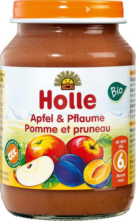 Image du produit Holle Pomme et prune (190 g)