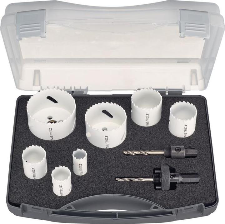 Neriox Lochsägen-Set HLK / Allround (19 mm, 25 mm, 32 mm, 38 mm, 44 mm, 57 mm, 68 mm)