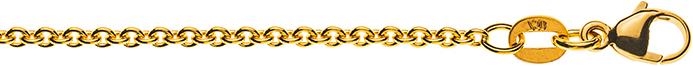 Produktbild Natsumi Schmuck Halskette Gelbgold 18K/750 Anker rund 1.9mm (750/18 K Gelbgold, 42 cm)