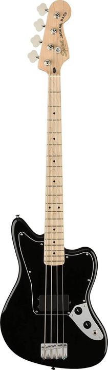Squier Affinity Series Jaguar Bass H Black MN electric bass guitar (Electric bass, Body: poplar wood, Fingerboard: maple wood, Neck: maple wood)
