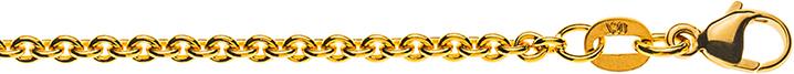 Produktbild Natsumi Schmuck Halskette Gelbgold 18K/750 Anker rund 2.3mm (750/18 K Gelbgold, 40 cm)